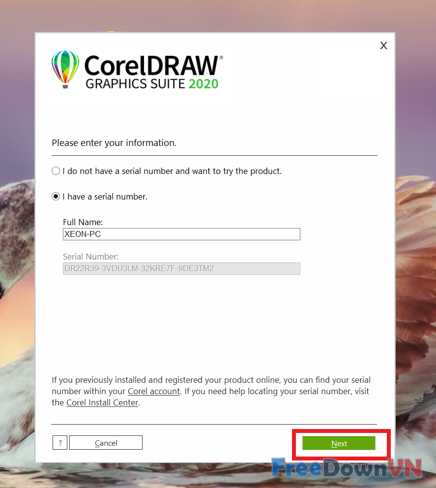 Cài đặt CorelDRAW 2020