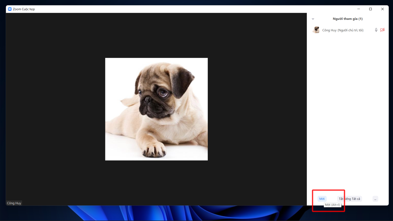 Cách lấy đường link trên Zoom 7