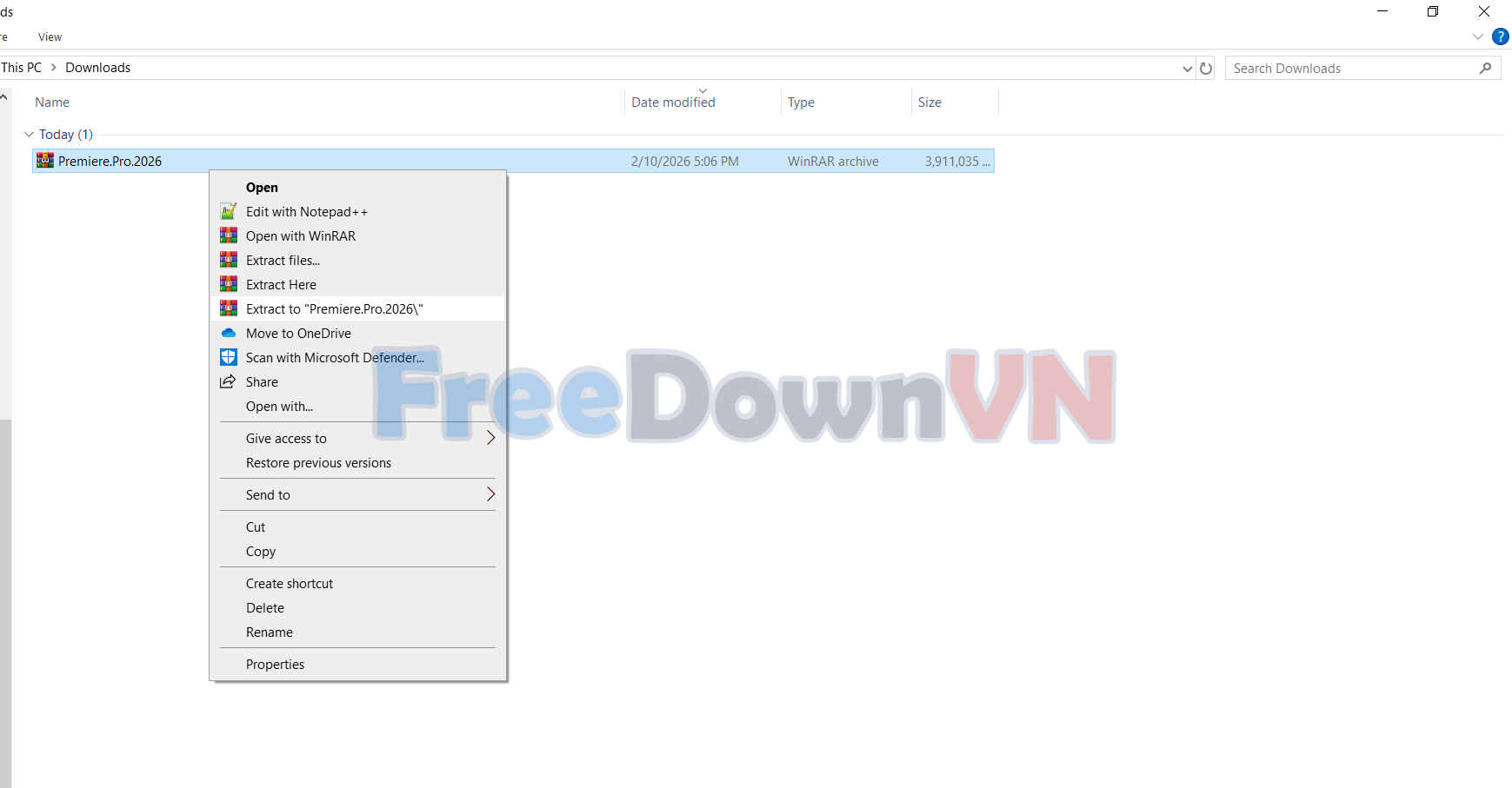 cài đặt Premiere Pro 2026