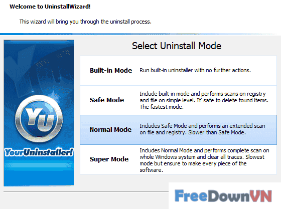 cài đặt Your Uninstaller